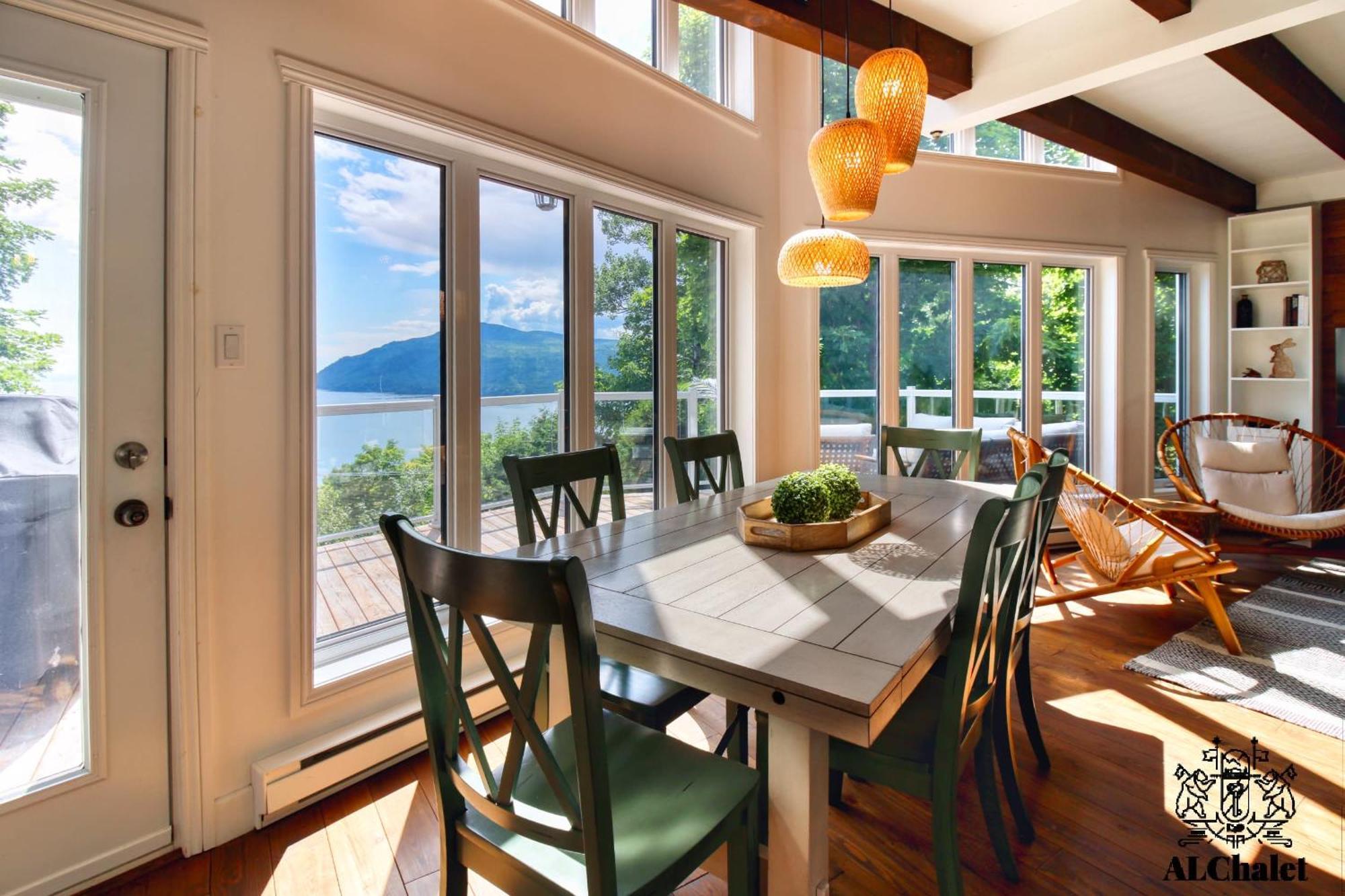 Aelpha-M - Magnifique Vue Sur Le Fleuve Villa Baie-Saint-Paul Exterior foto