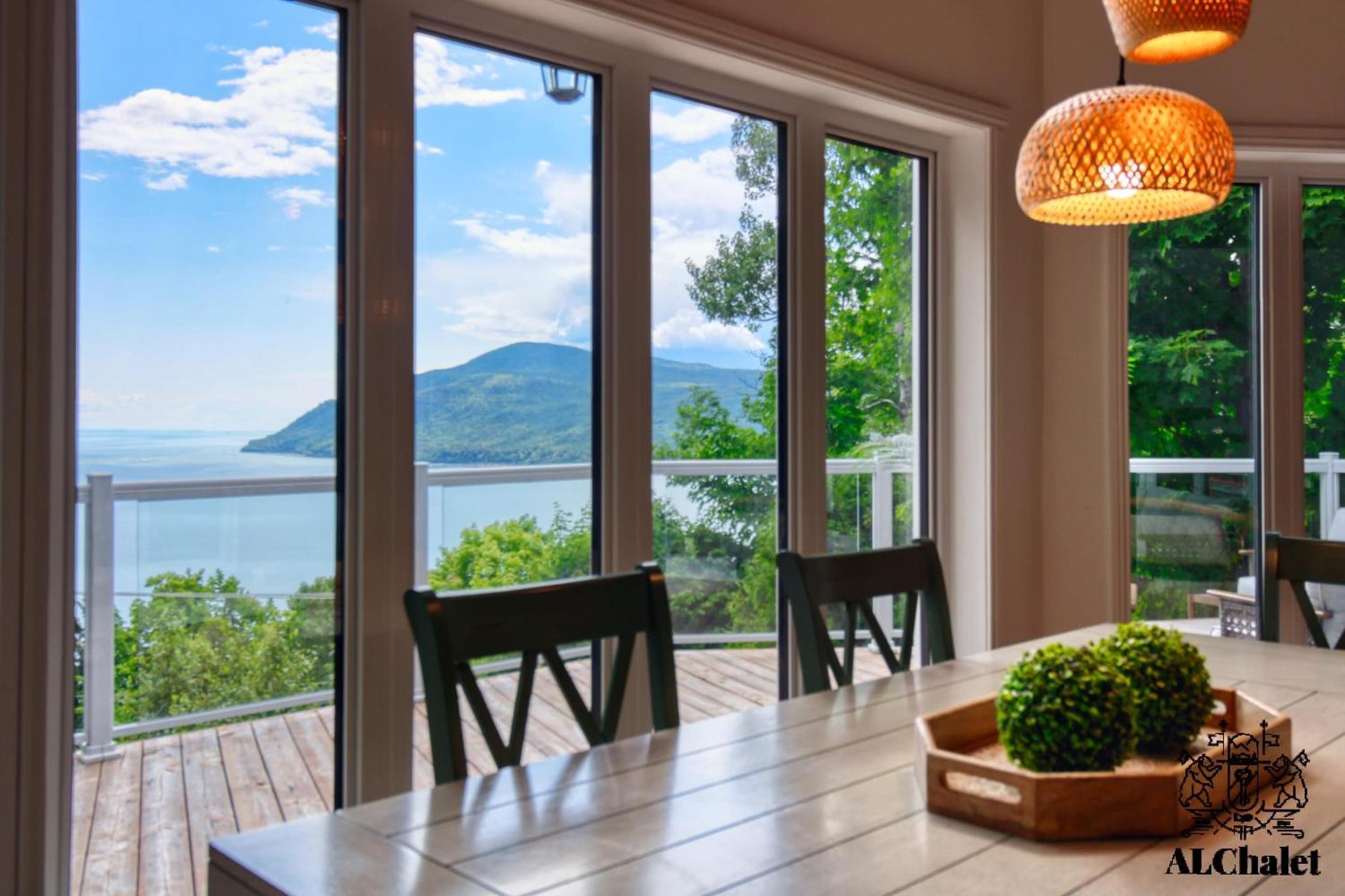 Aelpha-M - Magnifique Vue Sur Le Fleuve Villa Baie-Saint-Paul Exterior foto