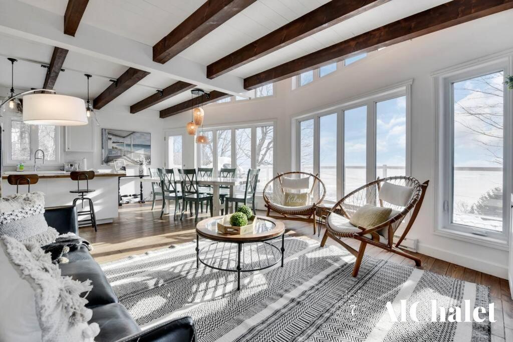 Aelpha-M - Magnifique Vue Sur Le Fleuve Villa Baie-Saint-Paul Exterior foto