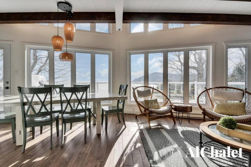 Aelpha-M - Magnifique Vue Sur Le Fleuve Villa Baie-Saint-Paul Exterior foto