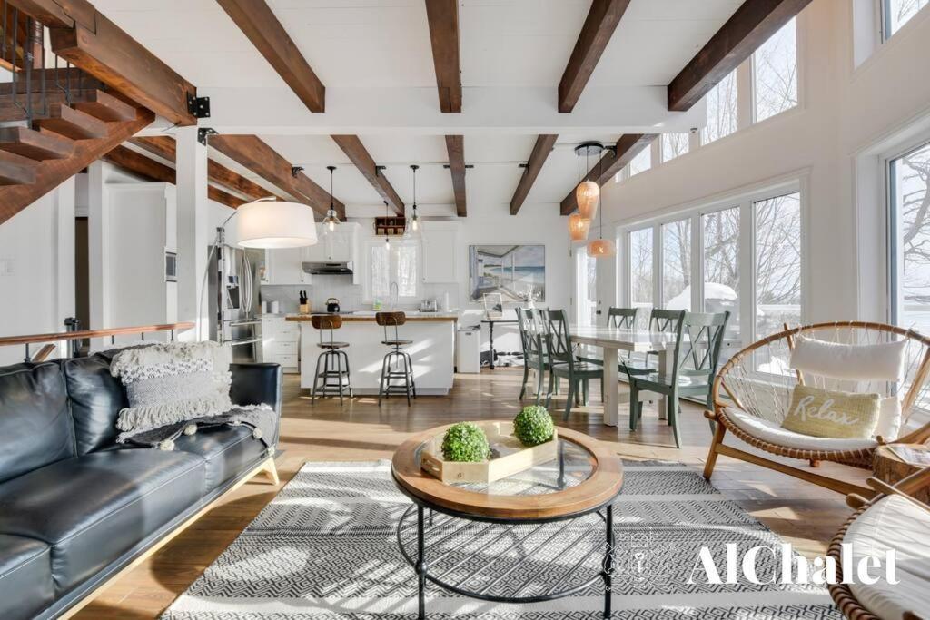 Aelpha-M - Magnifique Vue Sur Le Fleuve Villa Baie-Saint-Paul Exterior foto